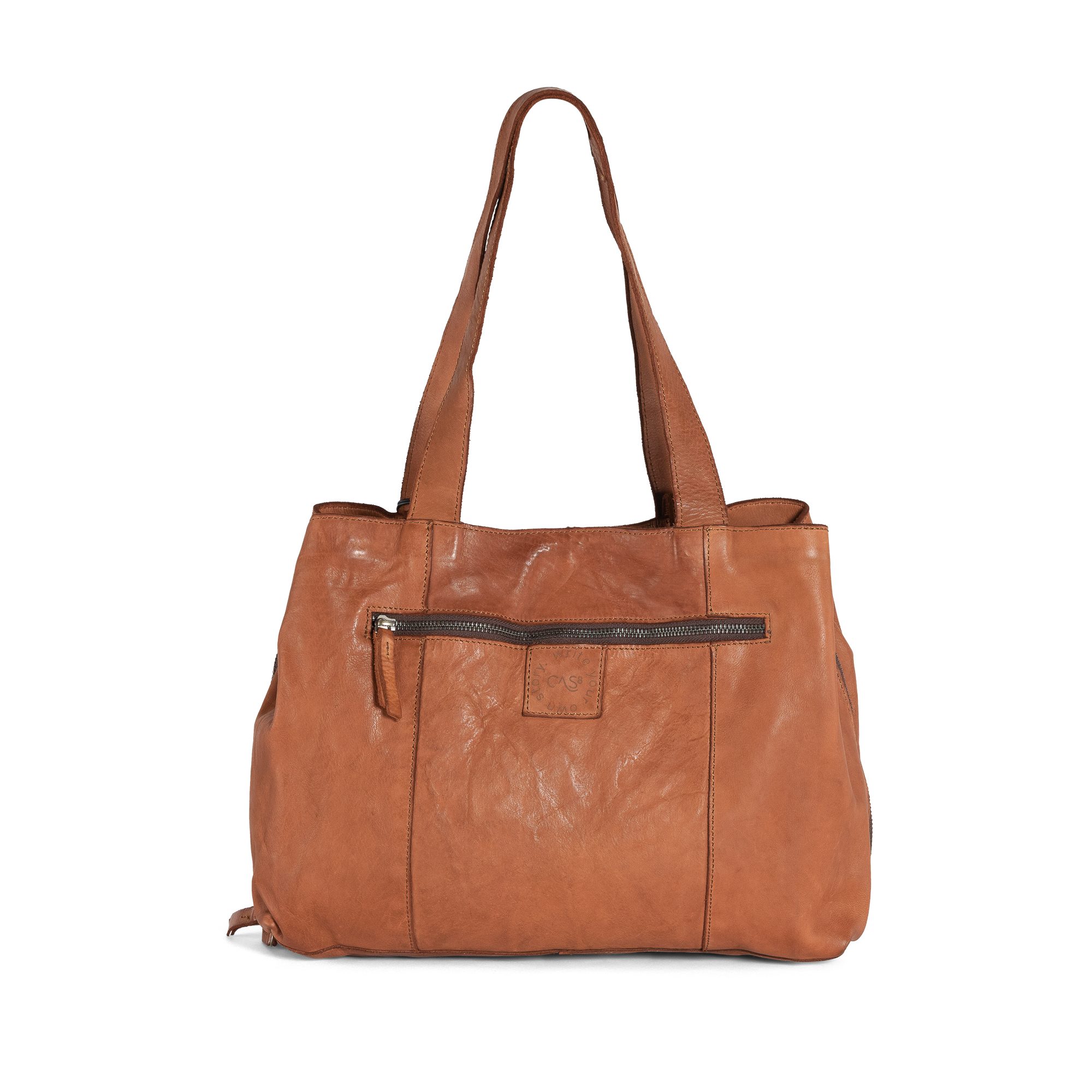 Cas8 Shopper Cas8 LEYLA - Damen Leder Tasche, Schultertasche mit vielen Fächern – Bild 5 von 5