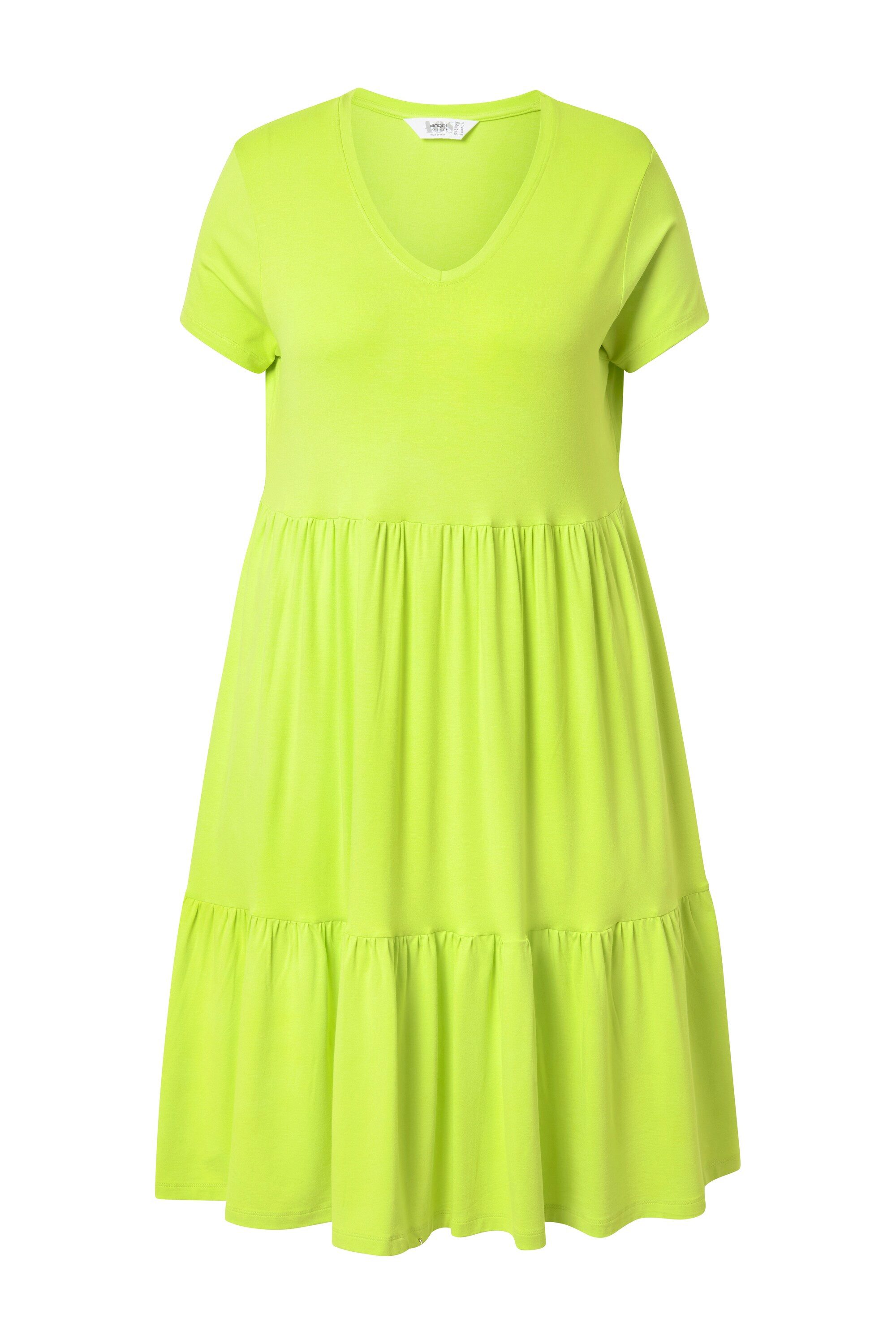 Angel of Style Midikleid Jerseykleid V-Ausschnitt günstig online kaufen