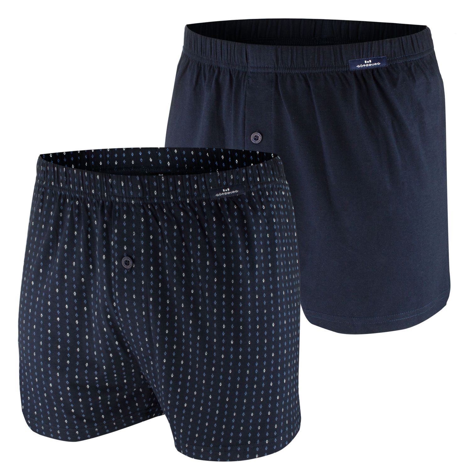GÖTZBURG Boxershorts Pure Cotton (2-St) Boxershorts, auch in Übergrößen, im günstig online kaufen