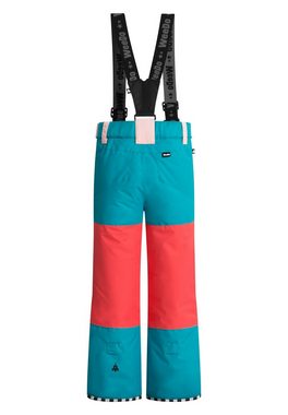 WeeDo Schneehose COSMO LOVE leicht, wärmend, Haken für Snowboardschuhe, vertärkte Säume