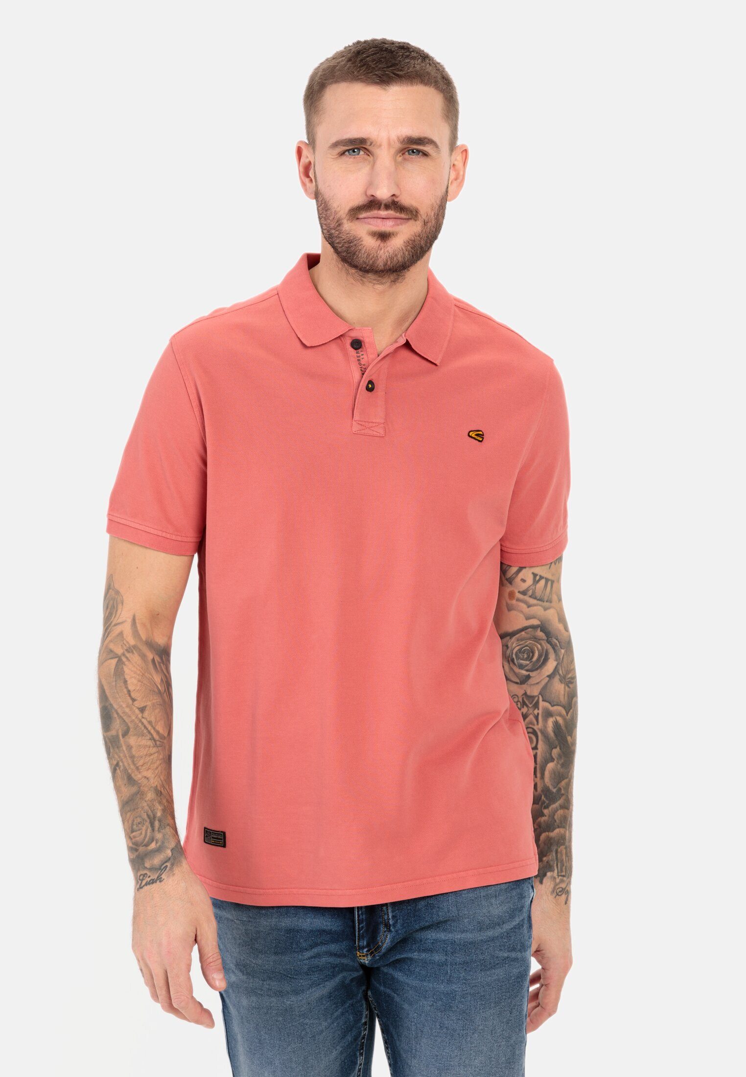 camel active Poloshirt aus zertifiziertem Organic günstig online kaufen
