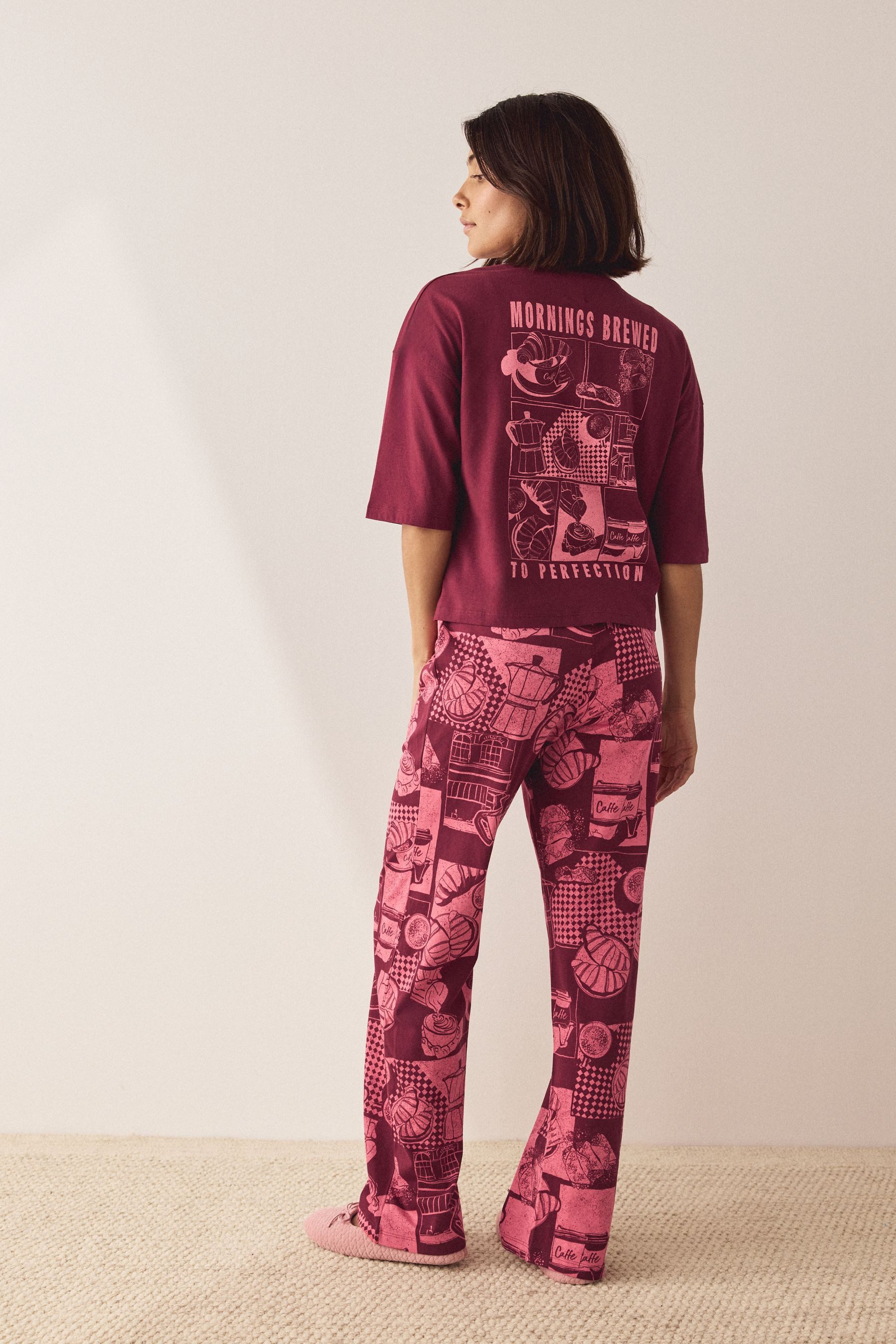 Next Pyjama Kurzärmeliger Baumwoll-Pyjama (2 tlg) günstig online kaufen