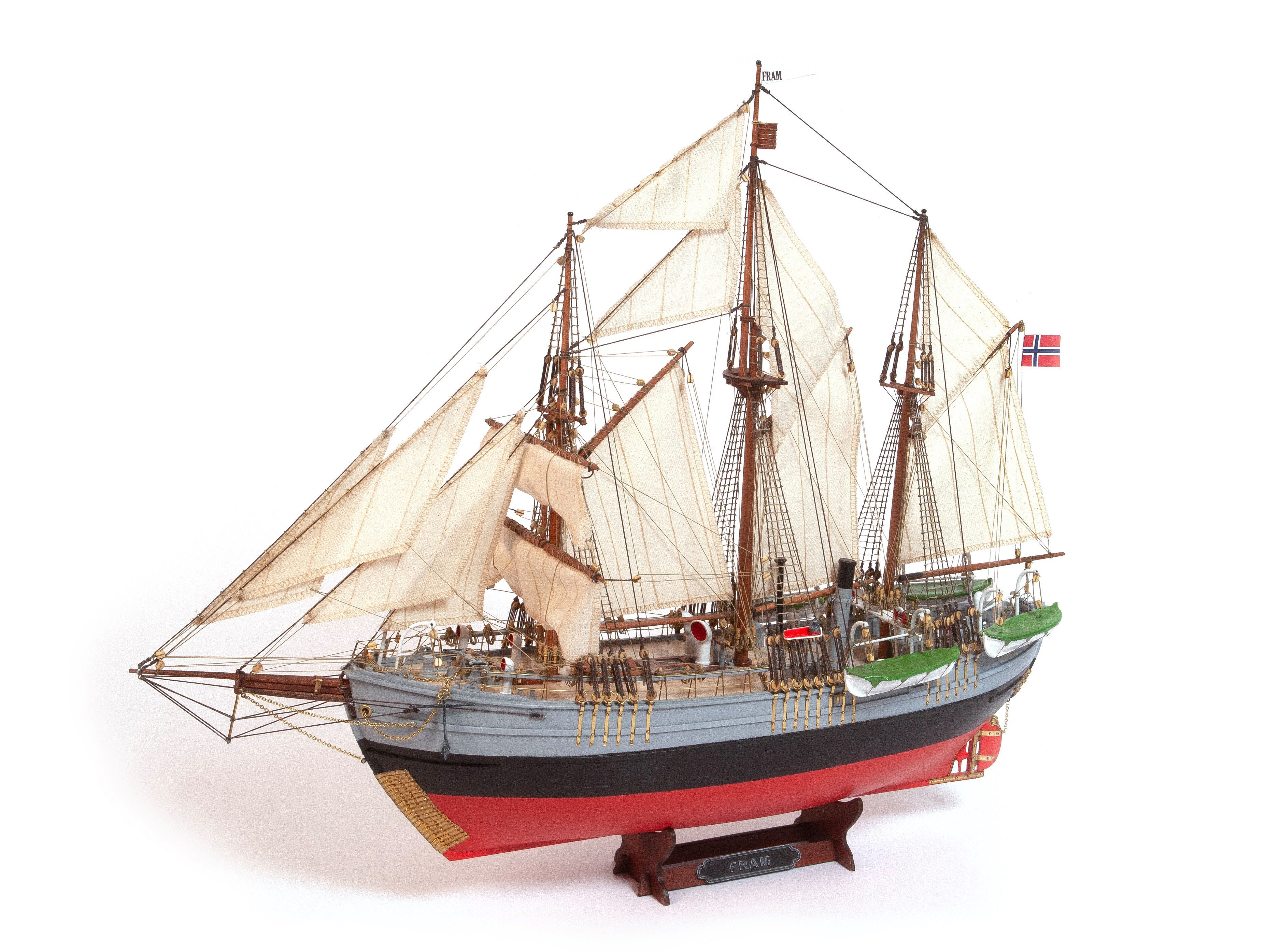 OcCre Modellbausatz Fram Maßstab 1:85 Schiffsbausatz, (Schiff, 1974-tlg., Schiffsbausatz), Made in Europe