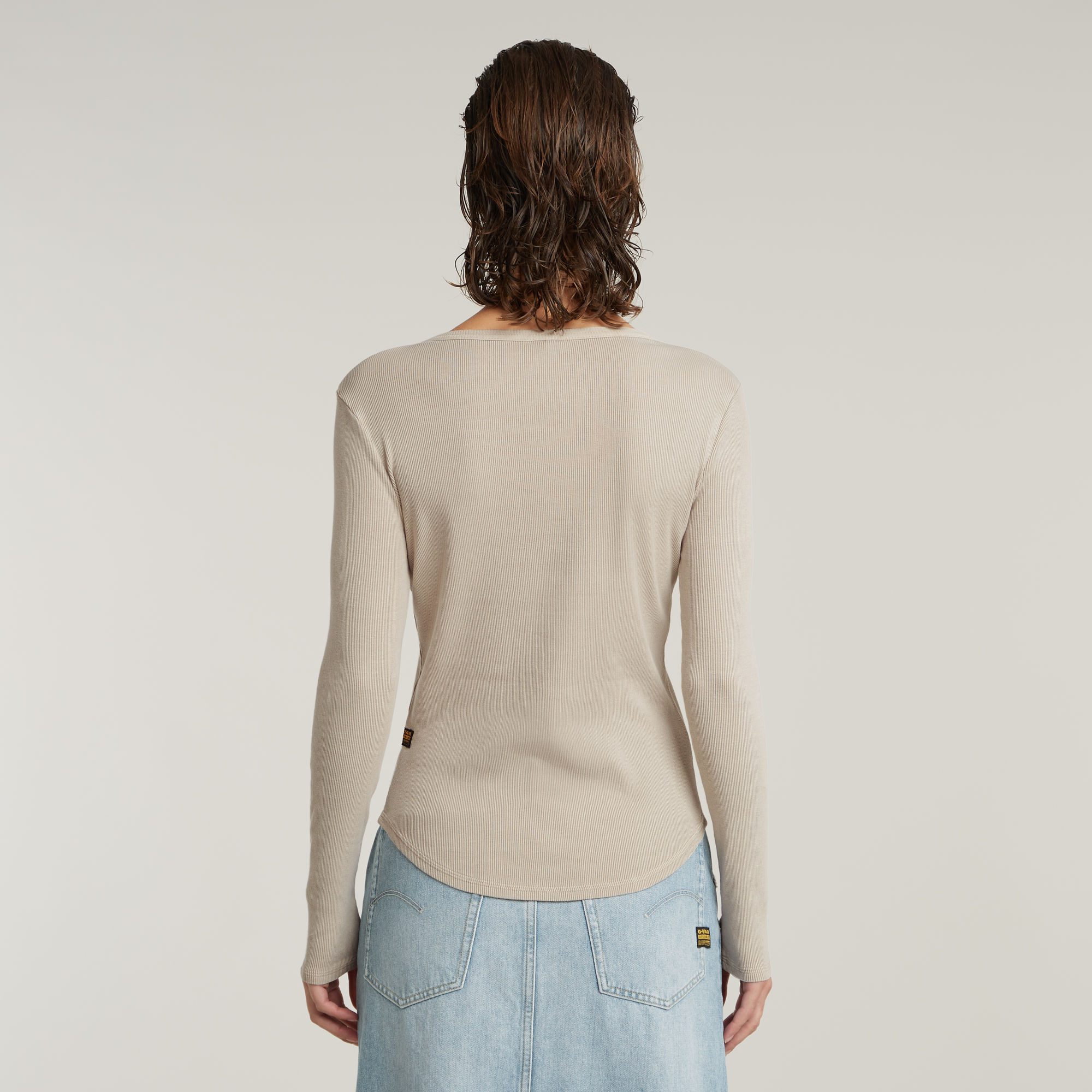 G-STAR Langarmshirt Deep v slim mit günstig online kaufen