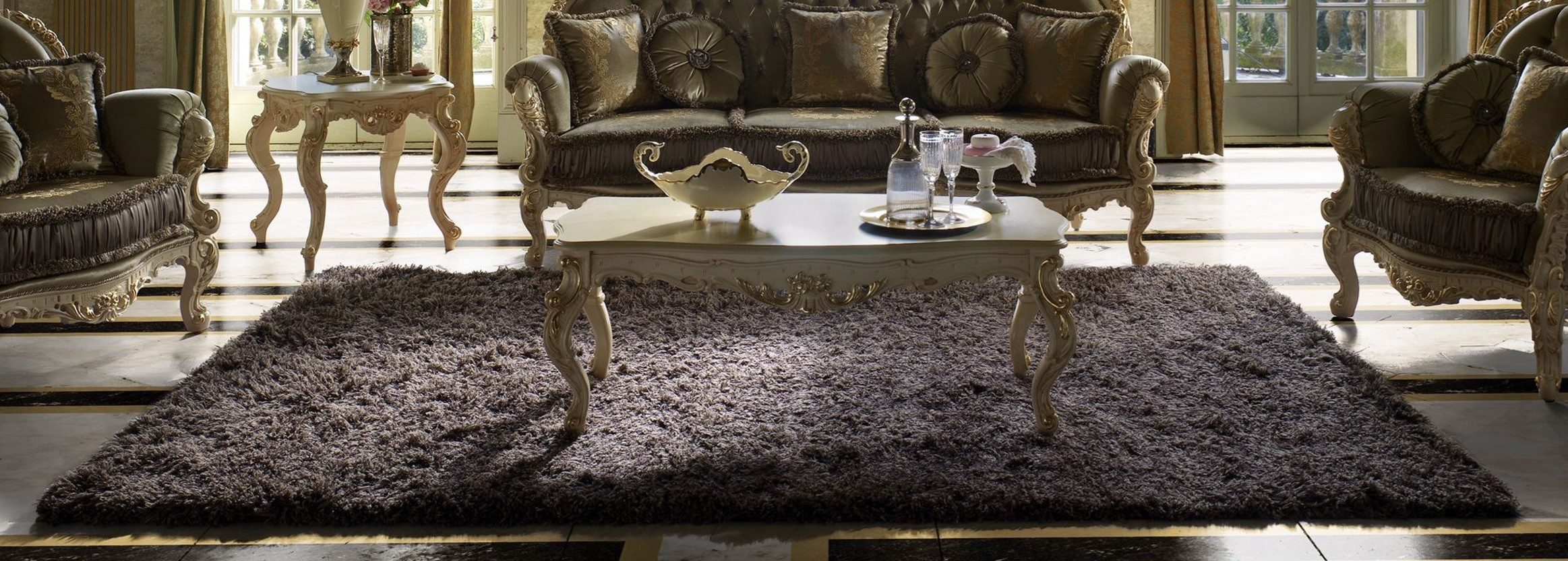 Couchtisch Eleganter Beistelltisch aus Holz in Weiß mit modernem Design