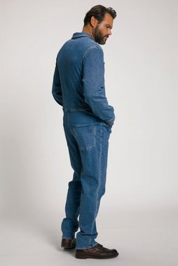 JP1880 5-Pocket-Jeans Overall Denim Workwear Brusttaschen Langarm