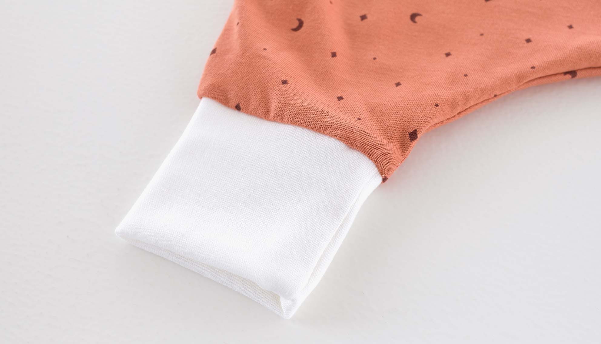 Träumeland Babyschlafsack Schlafanzug light TO GO Baumwolle Moon rost (1 tlg)