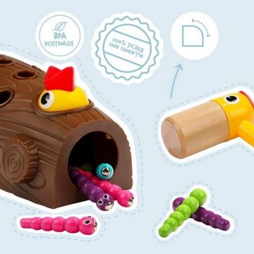 Fivejoy Steckspielzeug ögelchen Füttern Spiel Steckspielzeug, pädagogisch für Kinder