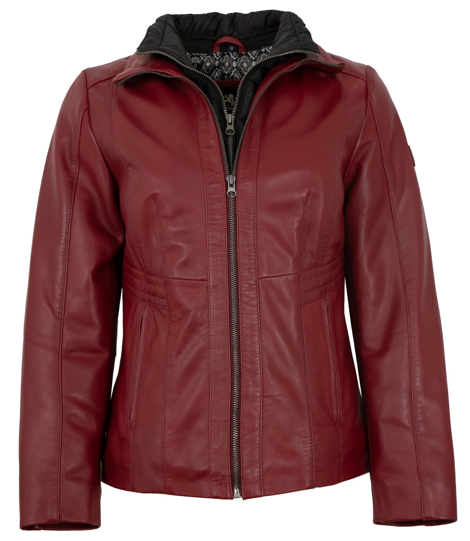 Otto Kern Lederjacke Beate OTTO KERN - Damen Lederjacke Lammnappa rot