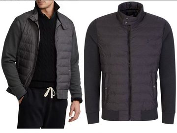 Ralph Lauren Winterjacke POLO RALPH LAUREN Quilted Hybrid Aviator Stepp-Jacke Blouson Bomber Ja