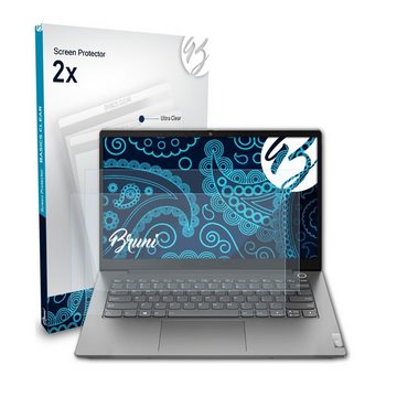 Bruni Schutzfolie für Lenovo ThinkBook 14 Gen 3, (2 Folien), praktisch unsichtbar