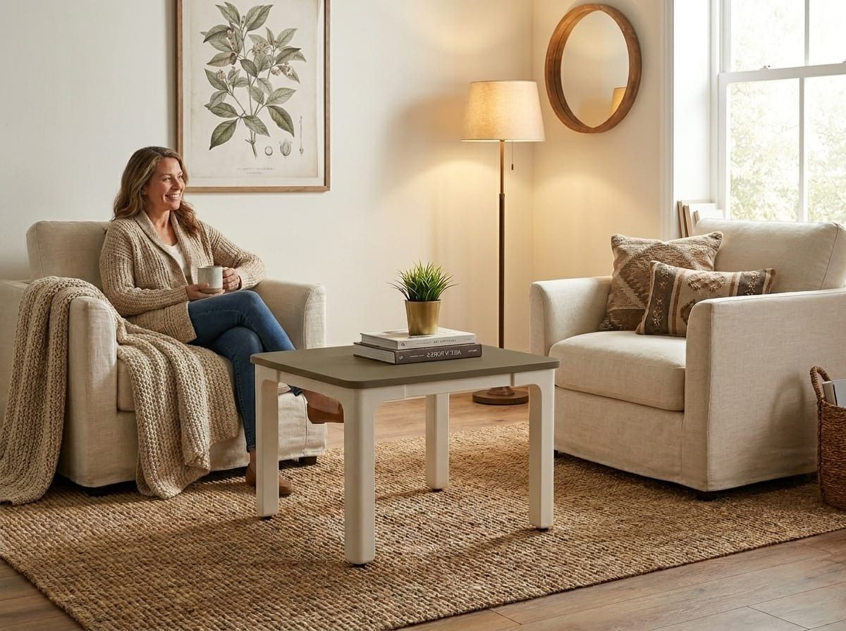 Xlmoebel Couchtisch Moderner Couchtisch aus Holz mit grüner Platte für das Wohnzimmer, Made in Europa