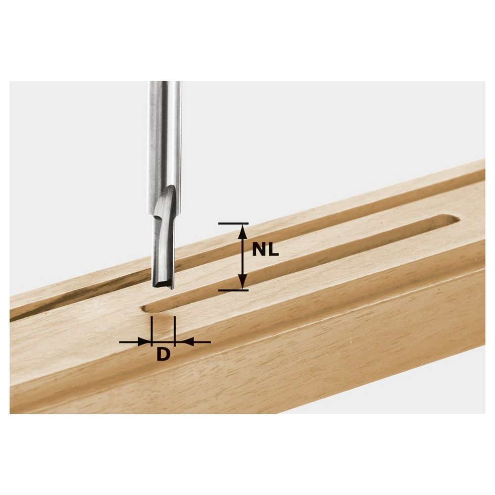 Fräse Festool 490955 Nutfräser Länge 55 mm Produktabmessung, Ø 6 mm Arbei