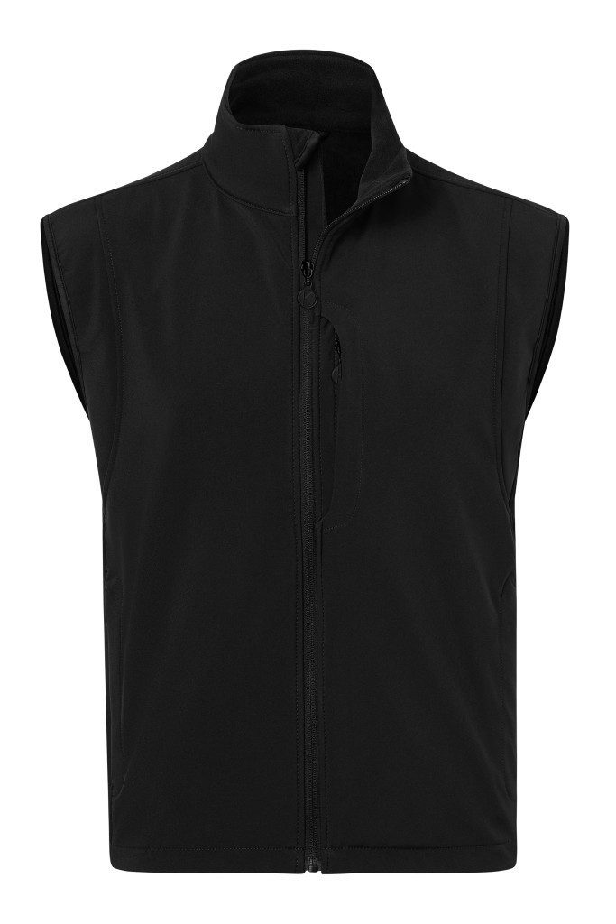 Karlowsky Fashion Softshellweste KARLOWSKY Herren Softshellweste CLASSIC Zipper Schwarz