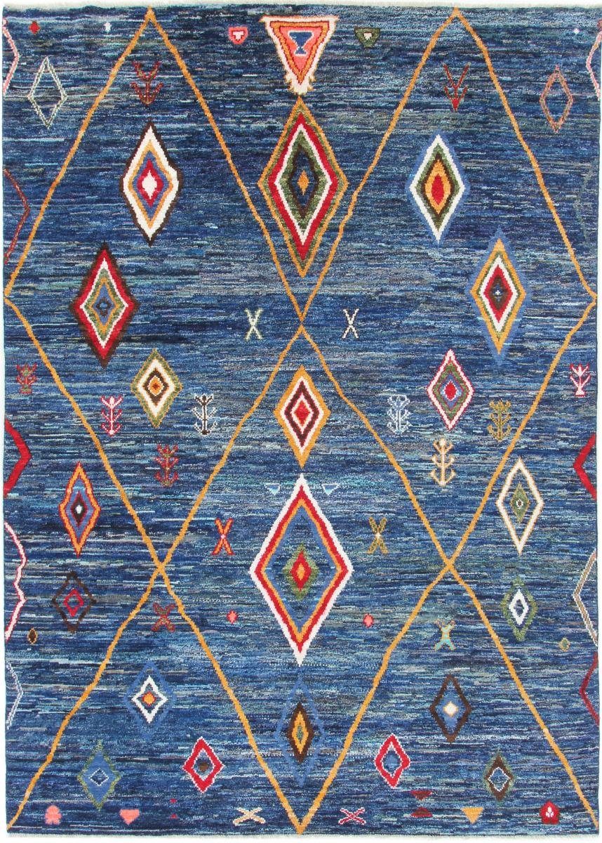 Orientteppich Berber Ghashghai 205x288 Handgeknüpfter Moderner Orientteppich, Nain Trading, rechteckig, Höhe: 10 mm