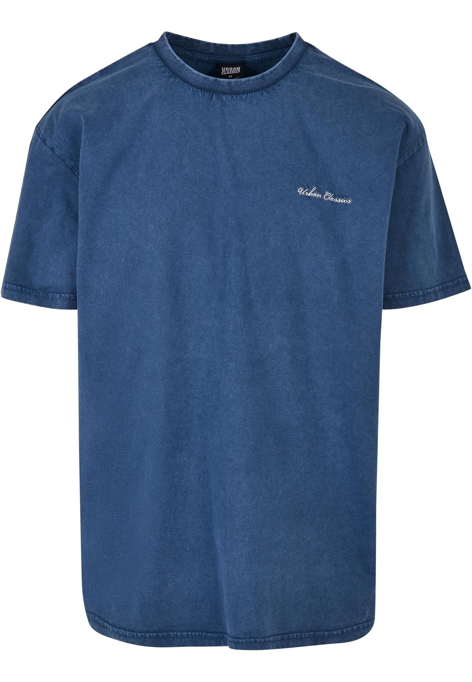 URBAN (1-tlg) Embroidery Tee Small Herren Oversized CLASSICS spaceblue Kurzarmshirt