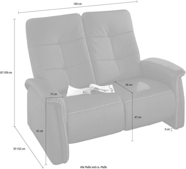 exxpo sofa fashion 2 Sitzer, mit Relaxfunktion  - Onlineshop Otto
