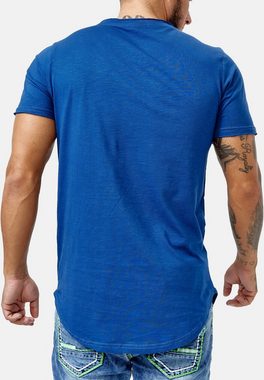 OneRedox T-Shirt TS-3753C (Shirt Polo Kurzarmshirt Tee, 1-tlg) Fitness Freizeit Casual
