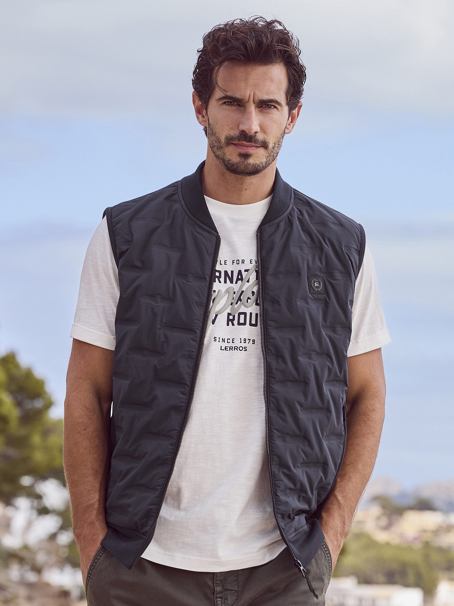 Steppweste LERROS Sportive Nylon-Weste