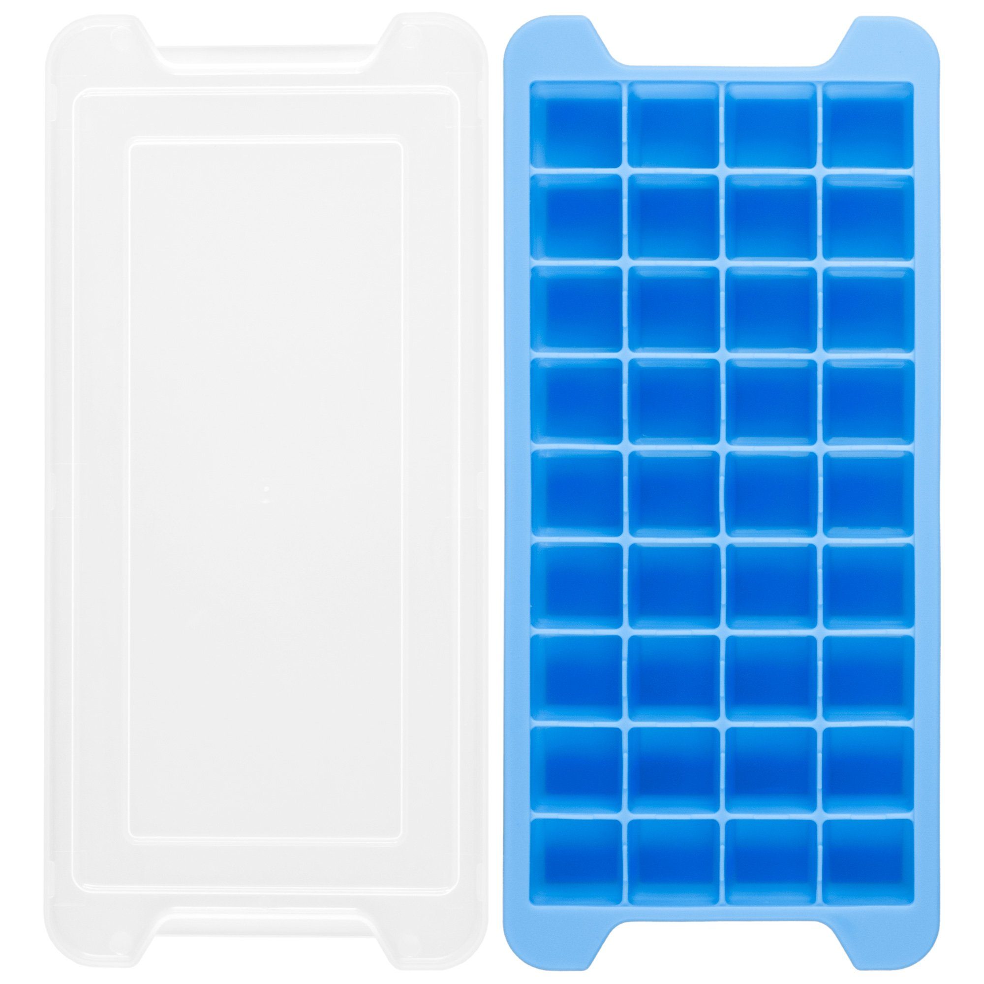 36 Eiswürfelform Verschließbare PhoneNatic Silikon Blau Eiswürfelform