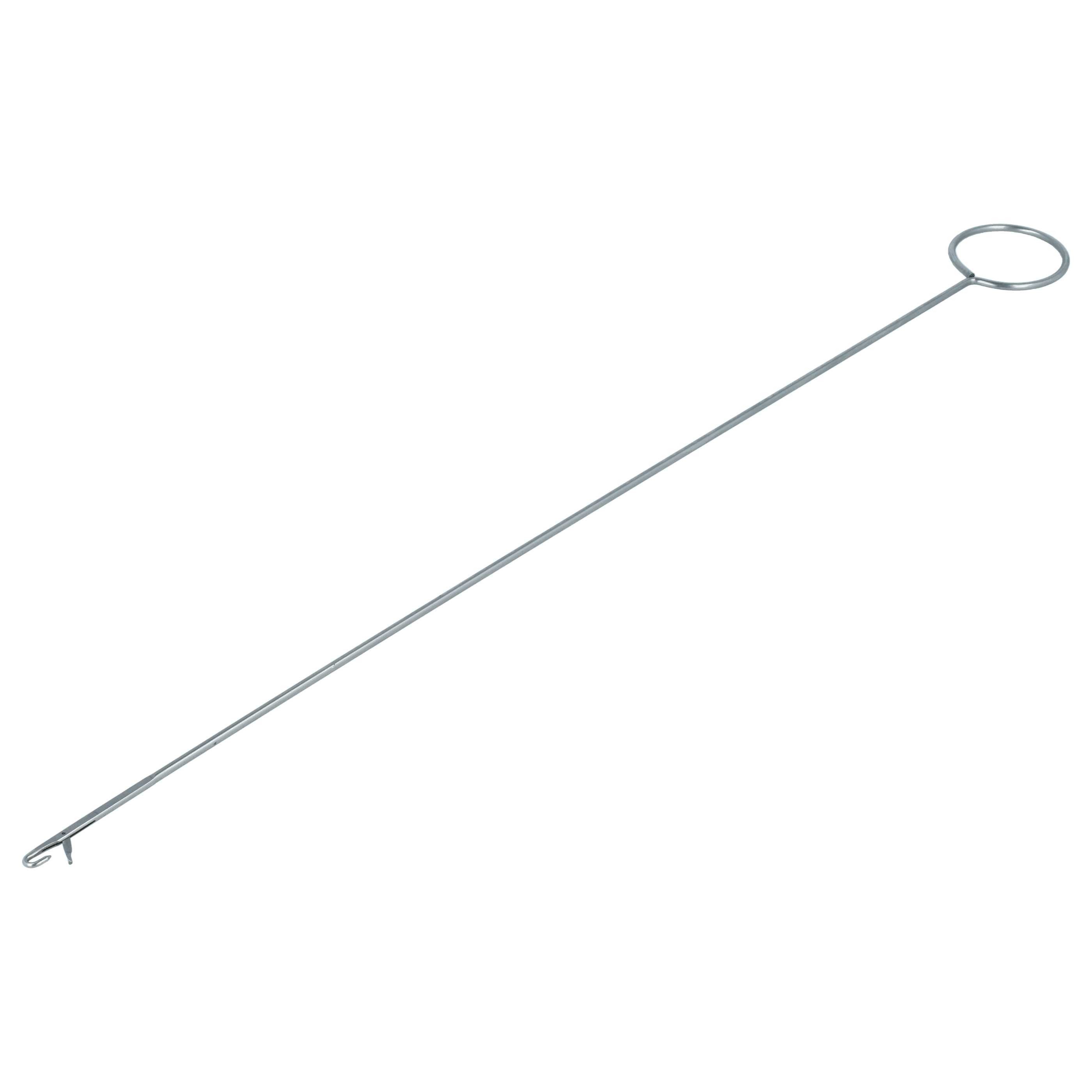 vhbw Nähmaschinennadeln Wendenadel mit Haken - Extra lange Durchziehnadel