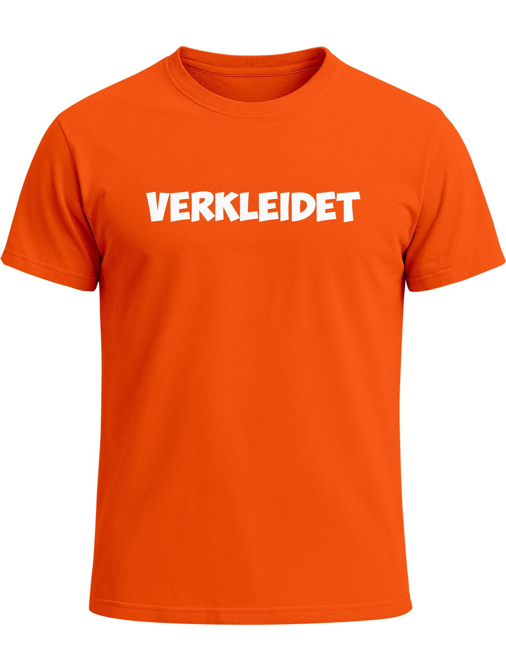 Print-Shirt Herren T-Shirt Verkleidet Fasching Fastnacht Kostüm Karneval