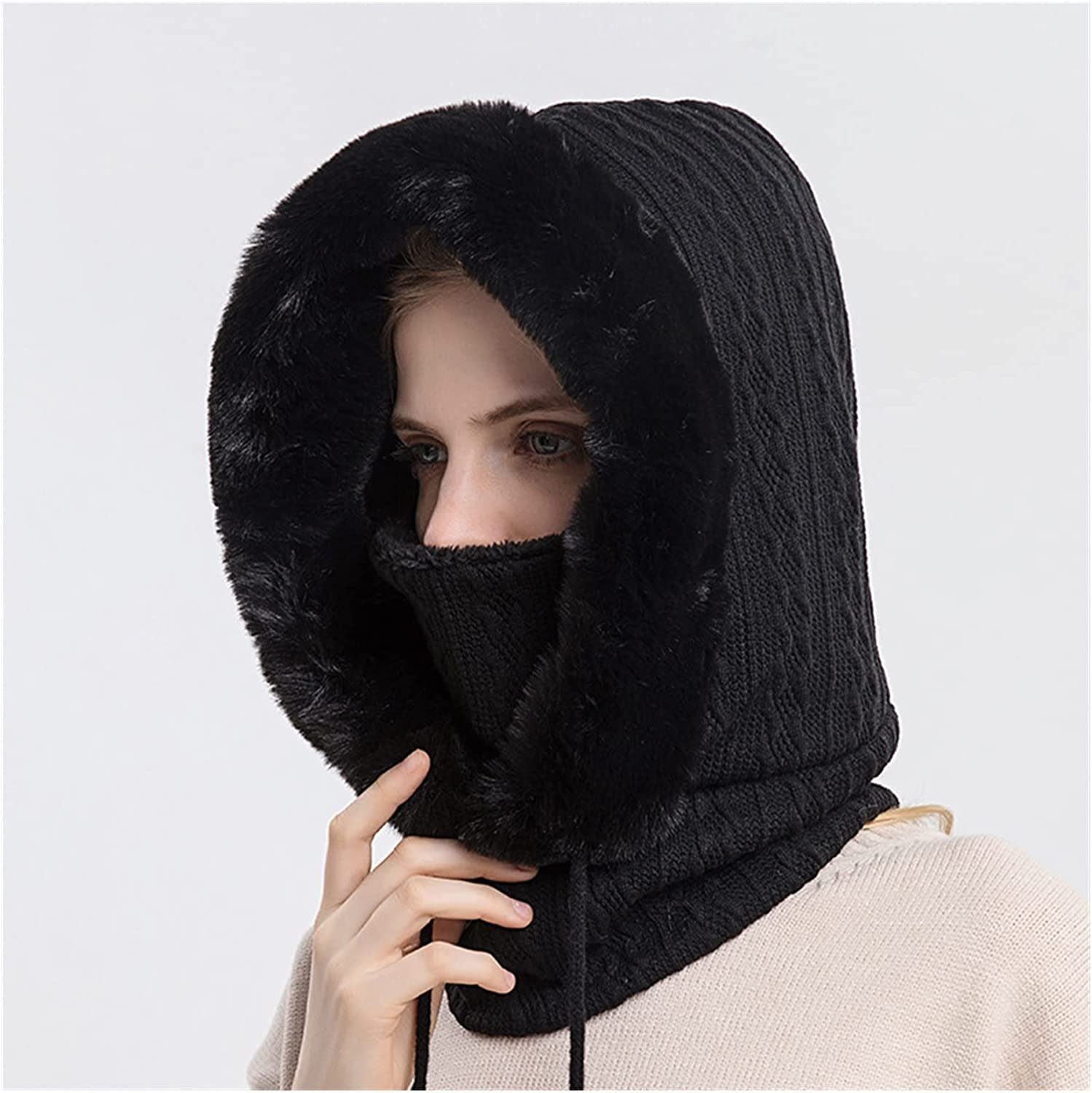 XDeer Mütze & Schal Wintermützen,Strickmützen,Warme Kapuzen Schal,Mütze Sch günstig online kaufen