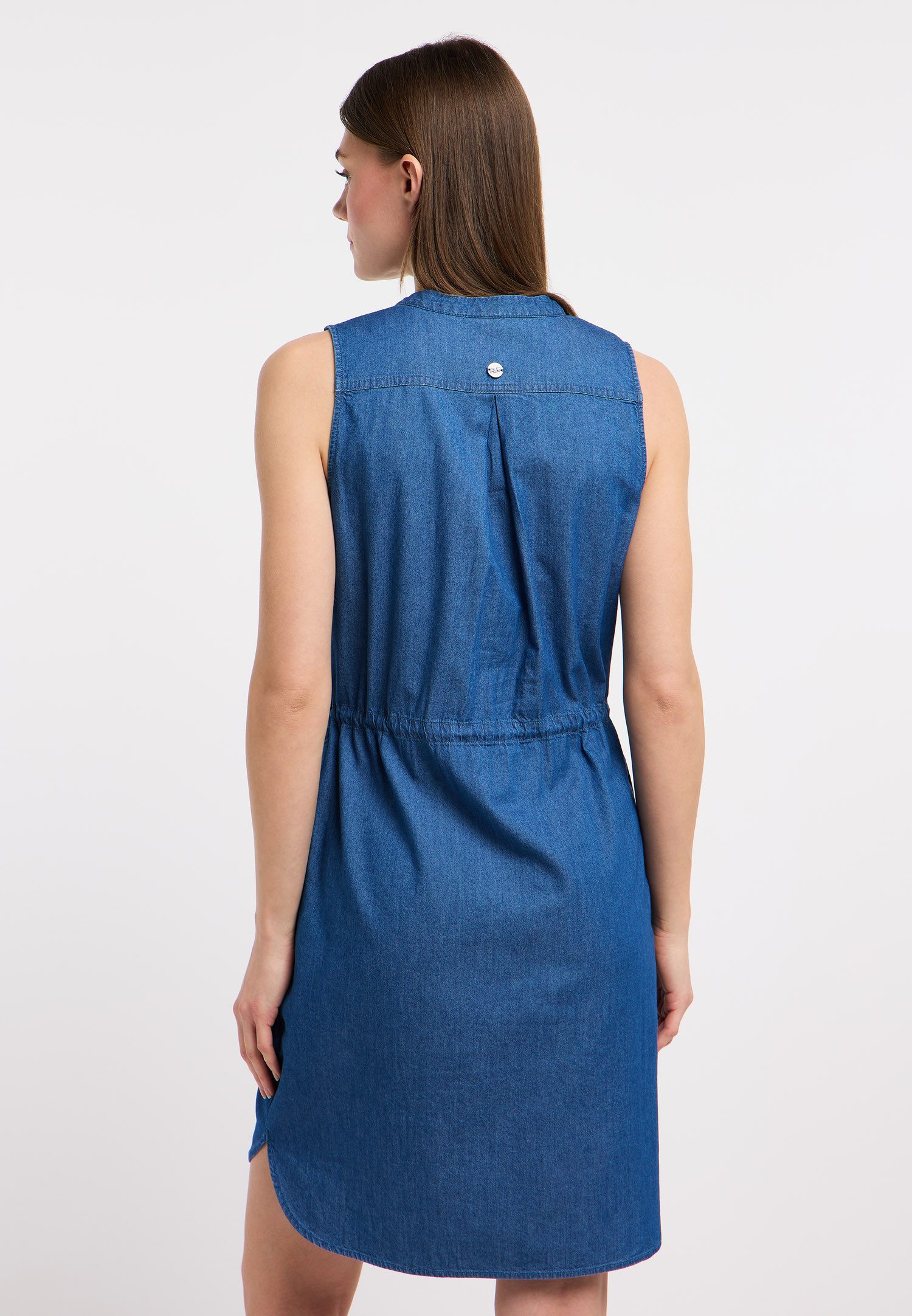 Ragwear Jeanskleid ROISSIN DENIM Baumwoll-Viskose-Mix mit Denim-Optik und Taillenband