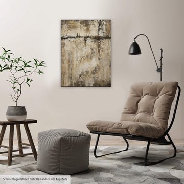 KUNSTLOFT Gemälde Inside Out 60x80 cm, Leinwandbild 100% HANDGEMALT Wandbild Wohnzimmer