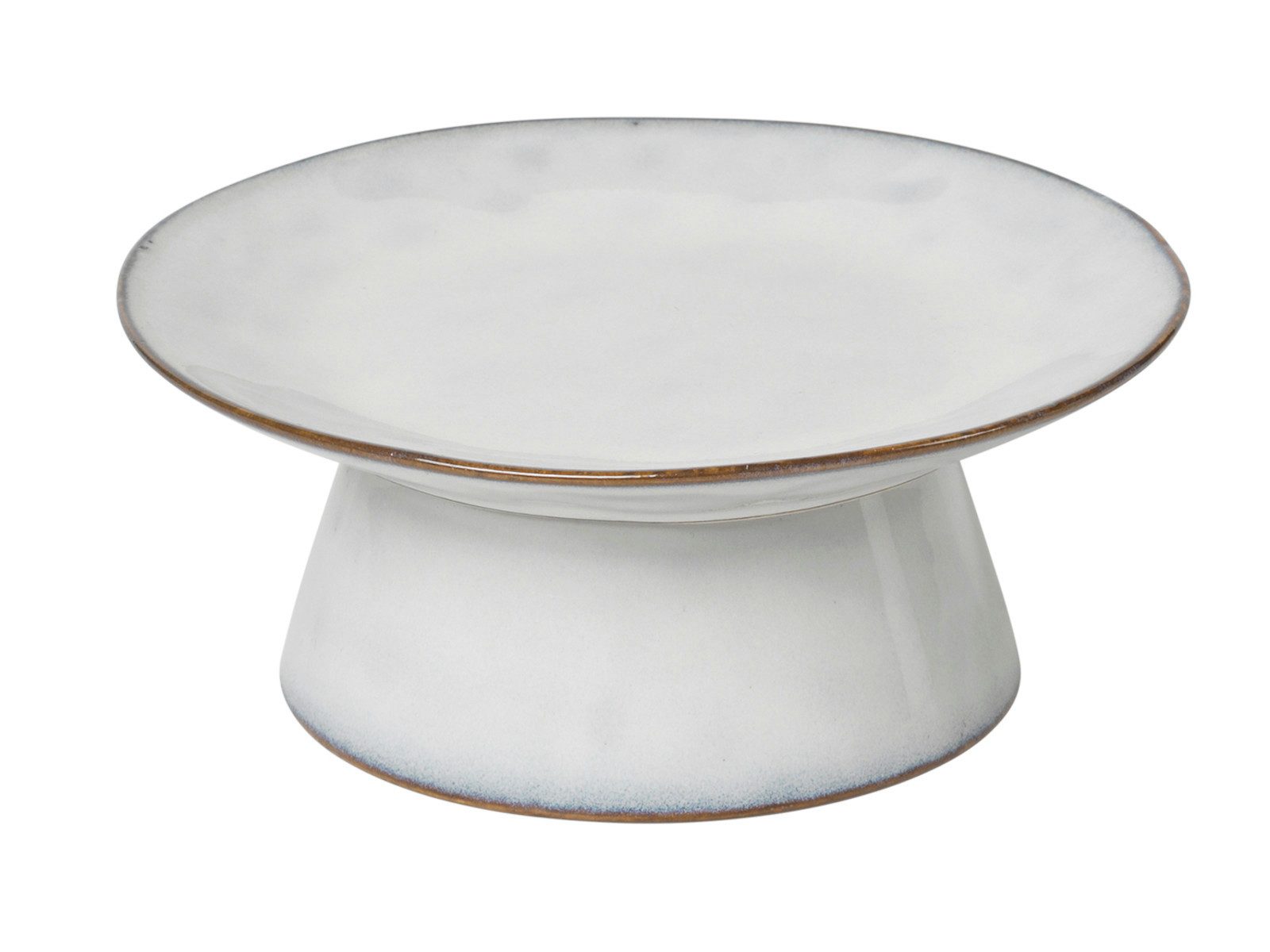Broste Copenhagen Tortenplatte NORDIC SAND Tortenplatte 14,5cm, Steingut, (Platten)