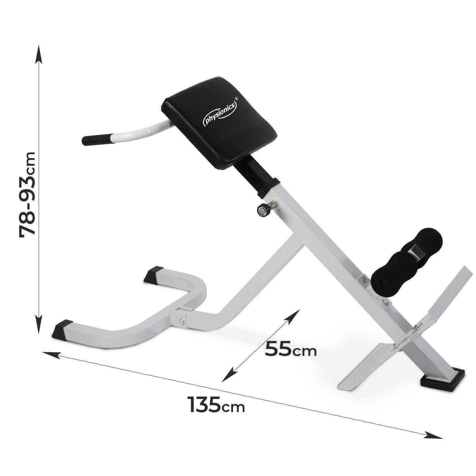 -Bauchtrainer, Hyperextension Rückentrainer Gerät Physionics Rückentrainer Rückenstrecker,