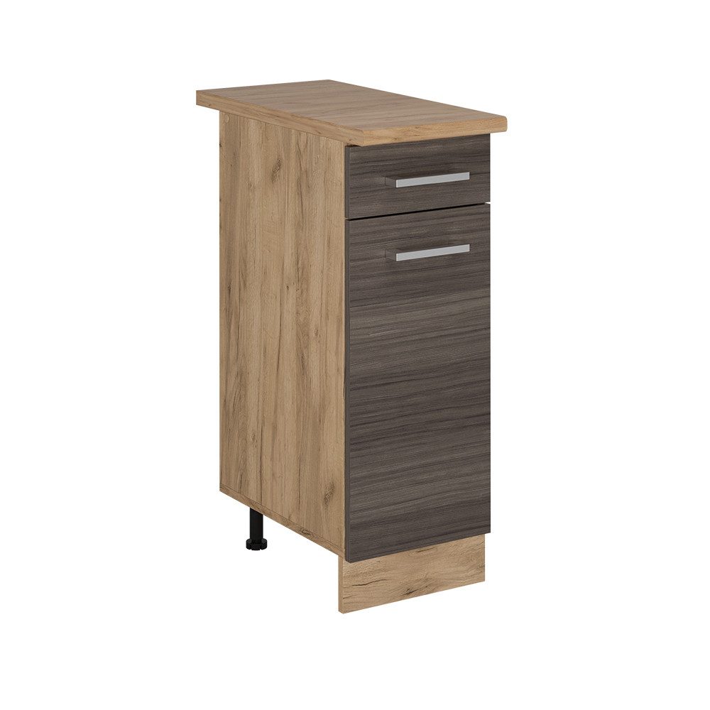 Vicco Unterschrank R-Line, Edelgrau/Goldkraft Eiche, 30 günstig online kaufen