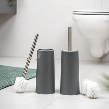 bremermann WC-Reinigungsbürste WC-Bürste Kunststoff 15er Set, grau