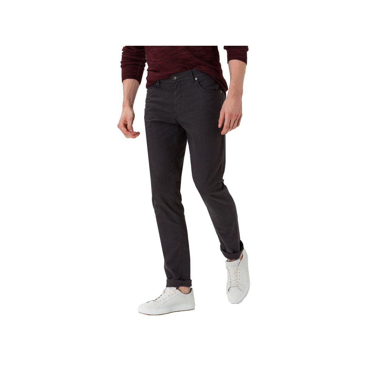 Brax 5-Pocket-Jeans zementgrau (1-tlg)