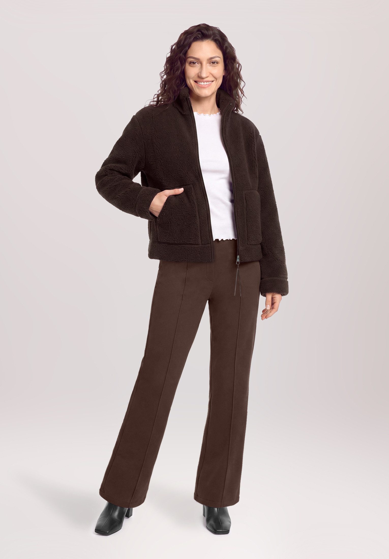 Cartoon Sweatjacke Damen langarm
