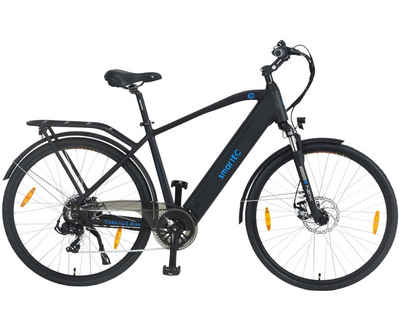 smartEC E-Bike Trek-28H, 7 Gang Shimano, Kettenschaltung, Hinterrad-Nabenmotor 250,00 W, 36V/13AH, 468 WH, Hinterrad-Nabenmotor, 5 Stufen
