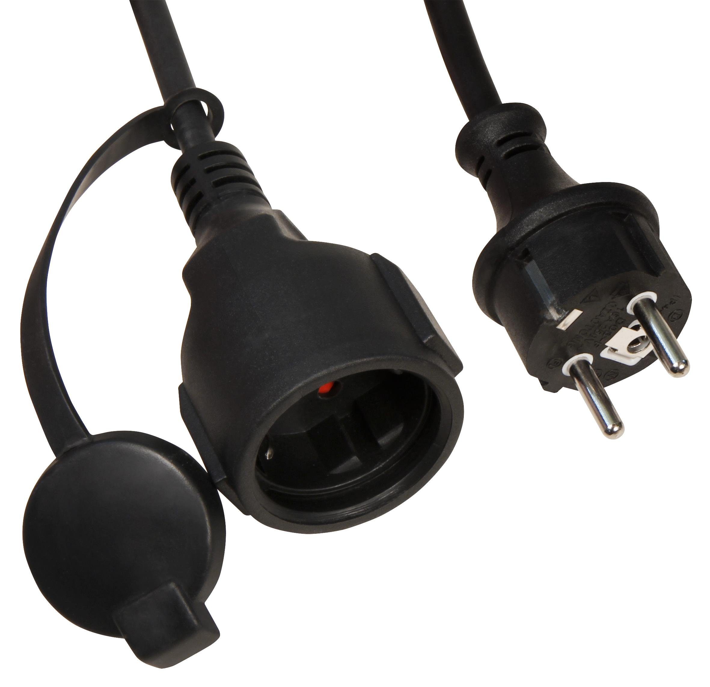 McPower Gartensteckdose Zwischenstecker McPower mit Dämmerungsschalter, IP44, Zeitschaltuhr