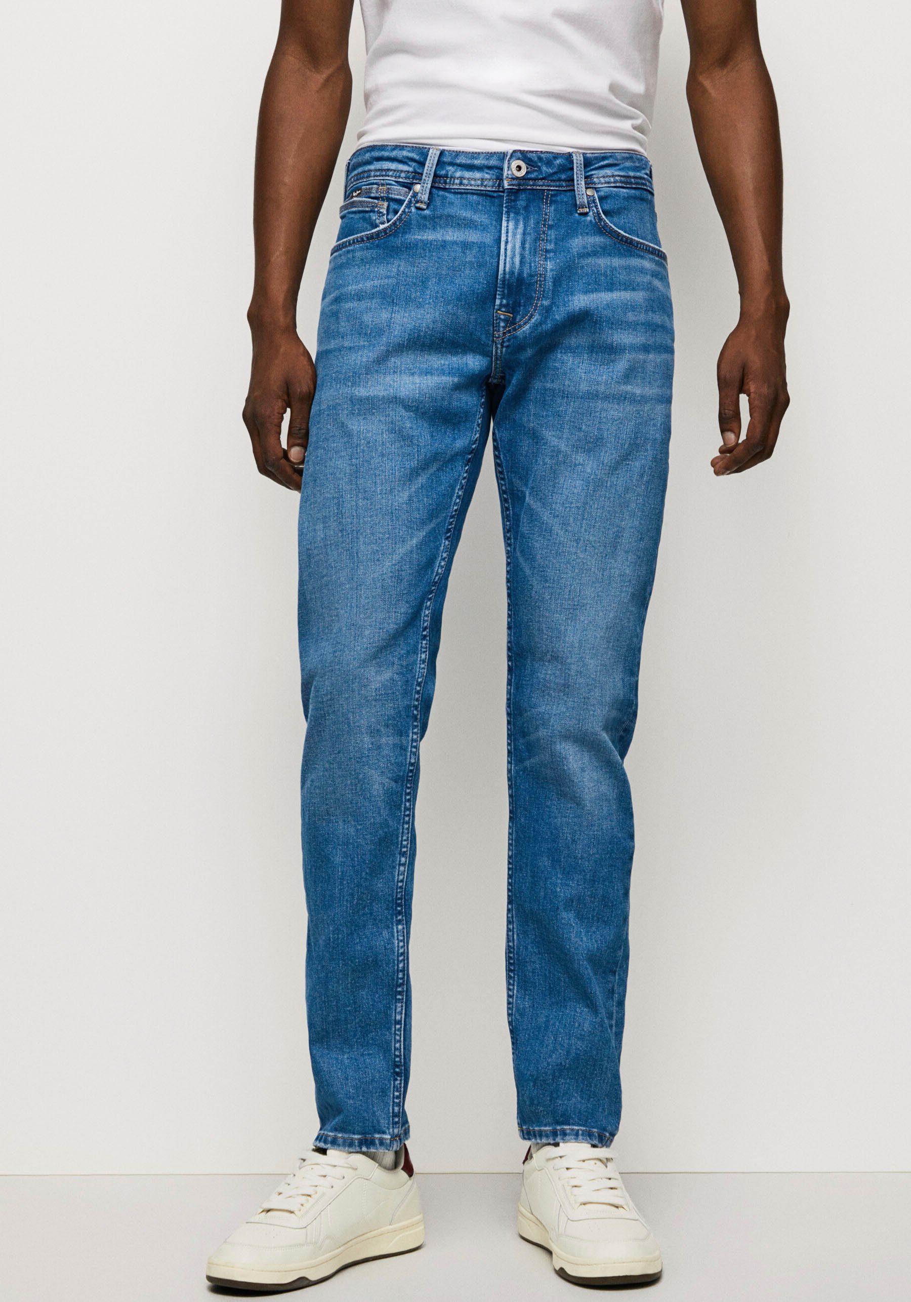 Pepe Jeans Slim-fit-Jeans HATCH REGULAR blue used | Stretchjeans