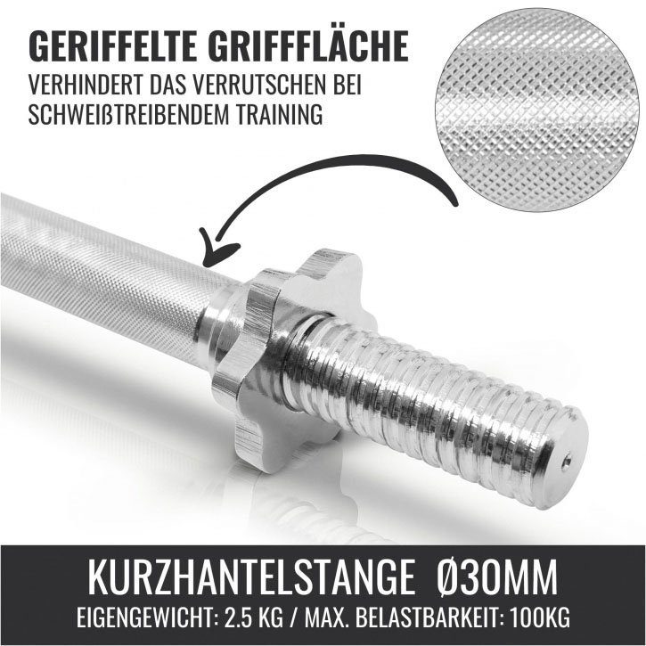 mit SPORTS 2 GORILLA Verstellbar, Hantelset Hantel-Set (Set) Kurzhanteln, Kunststoff 20 kg