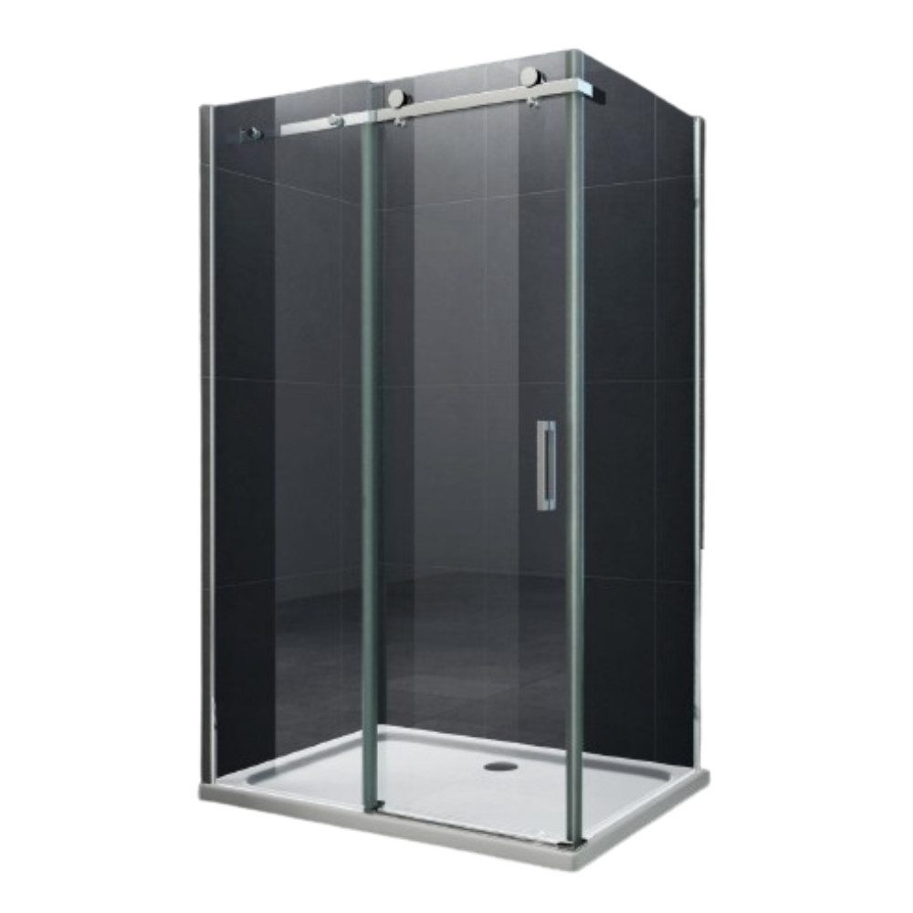 Eckdusche STELLO Duschkabine Dusche Duschwand Duschabtrennung Duschtür Glas ESG