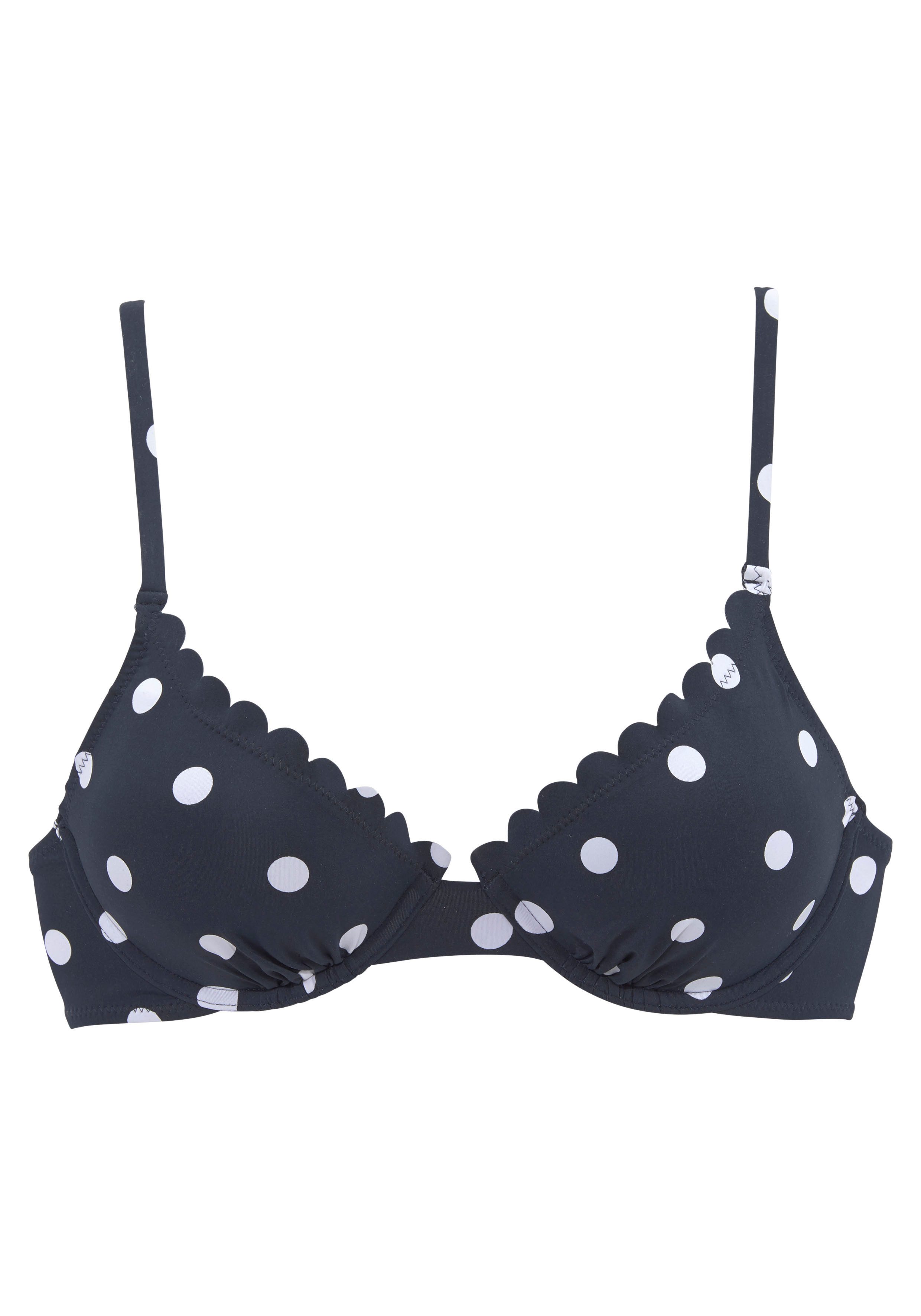LASCANA Bügel-Bikini-Top Jada mit leichter Wattierung und Muschelkante mehr