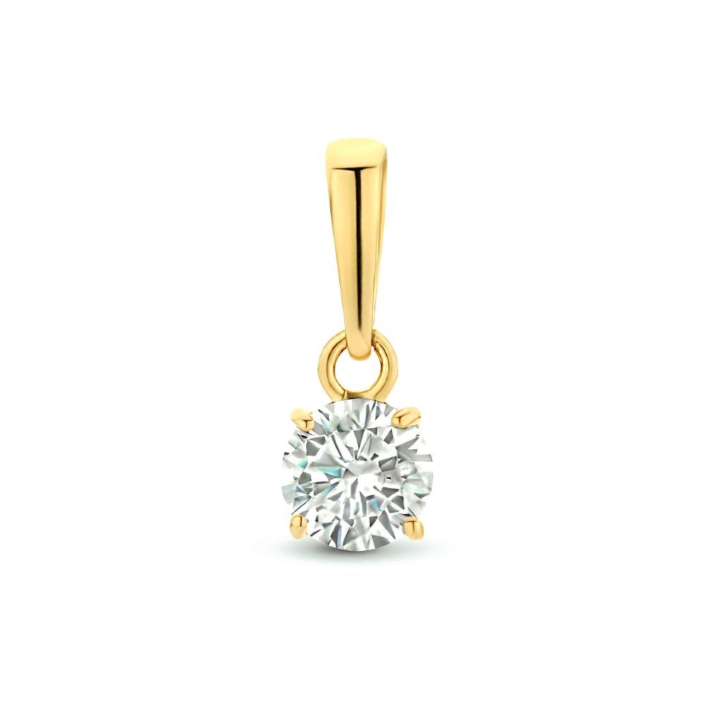 NICEANDnoble Kettenanhänger 585er Gelbgold Anhänger Zirkonia günstig online kaufen