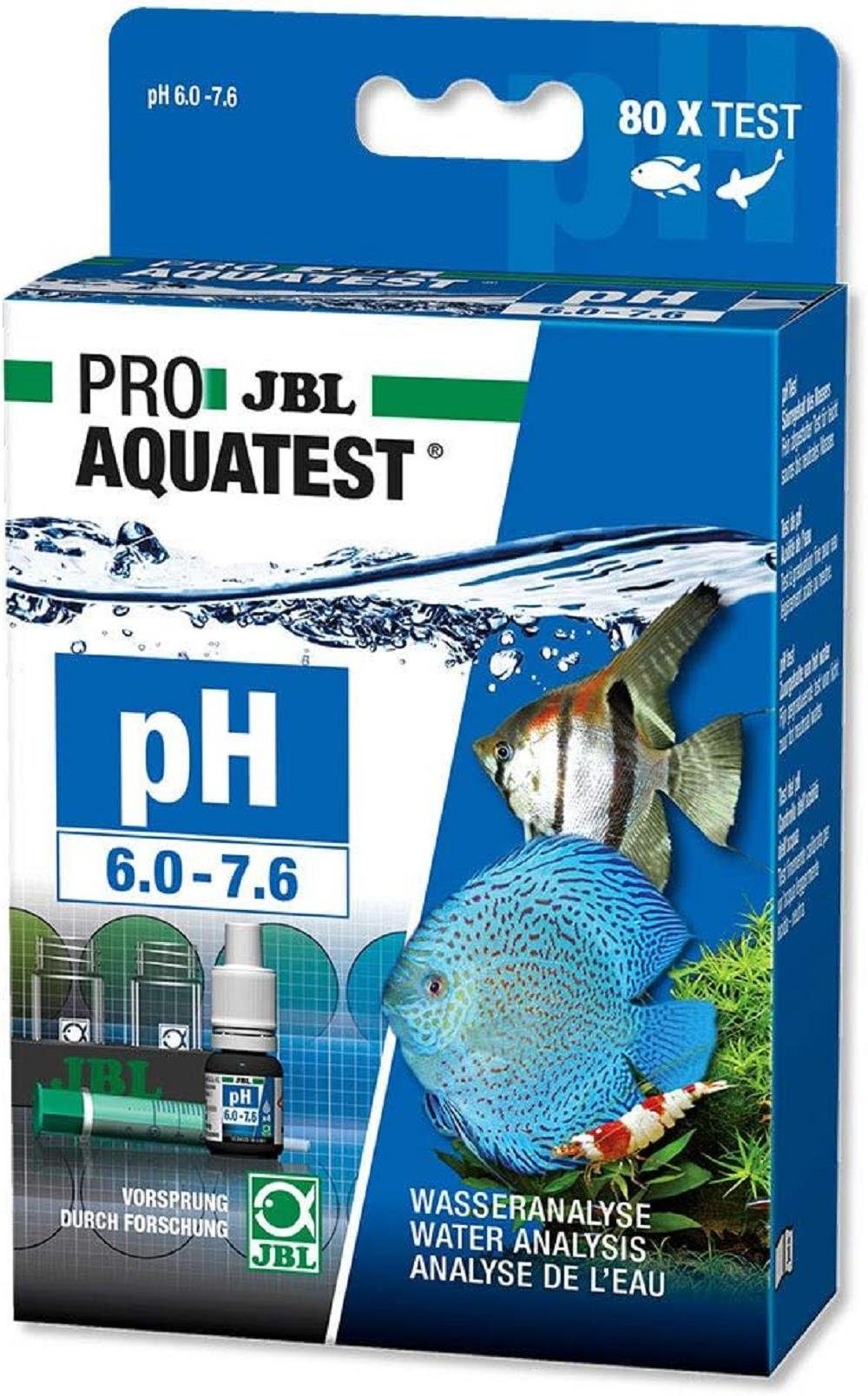Aquarium-Wassertest JBL PROAQUATEST Schnelltest ph Wert 3.0 - 10.0 Süßwasser / Teich