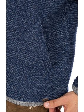 Spieth & Wensky Trachtenjacke Strickjacke NABOR blau-mix