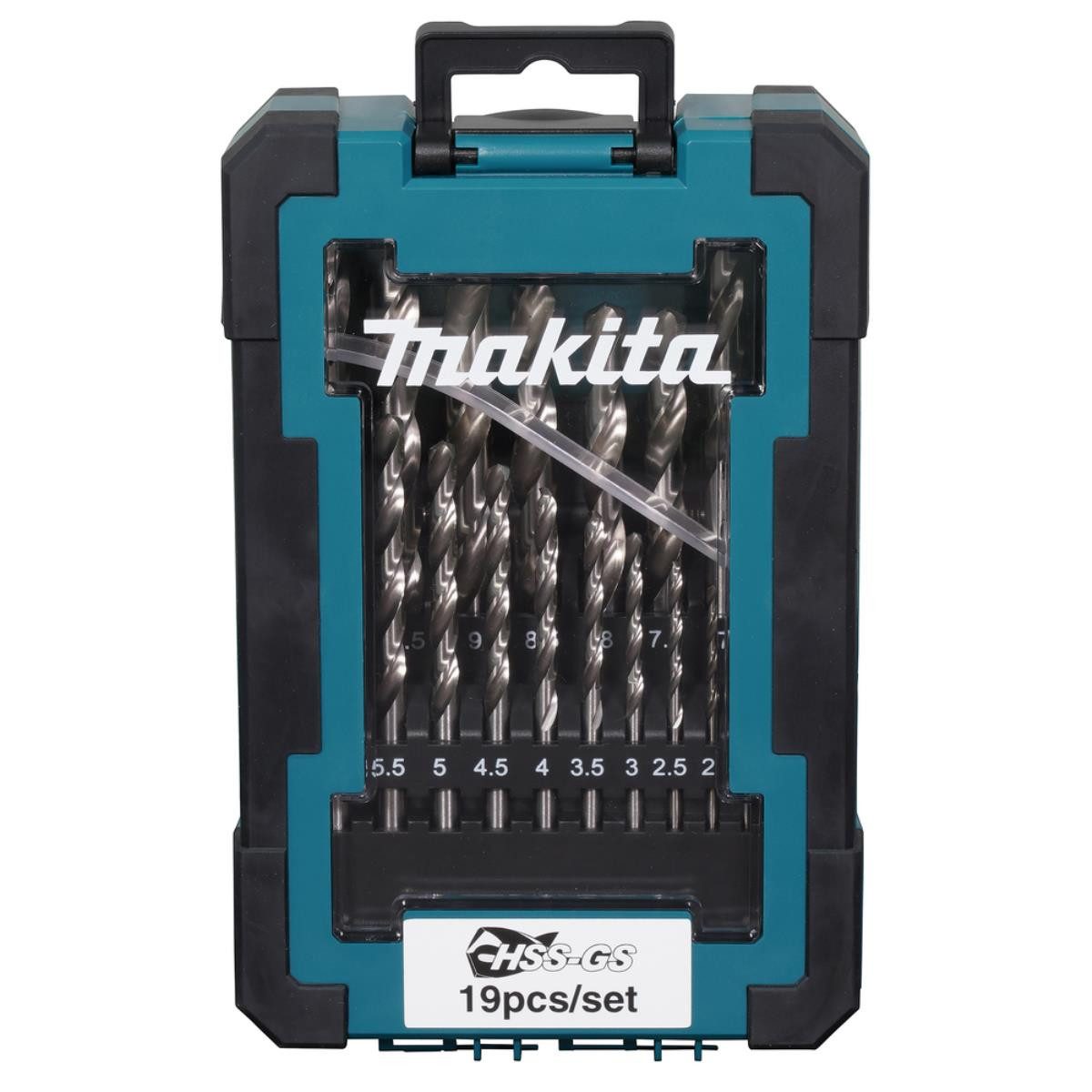 Akku-Multifunktionswerkzeug Makita Metallbohrer-Set HSS-GS • 1 - 10 mm • 19 tlg.