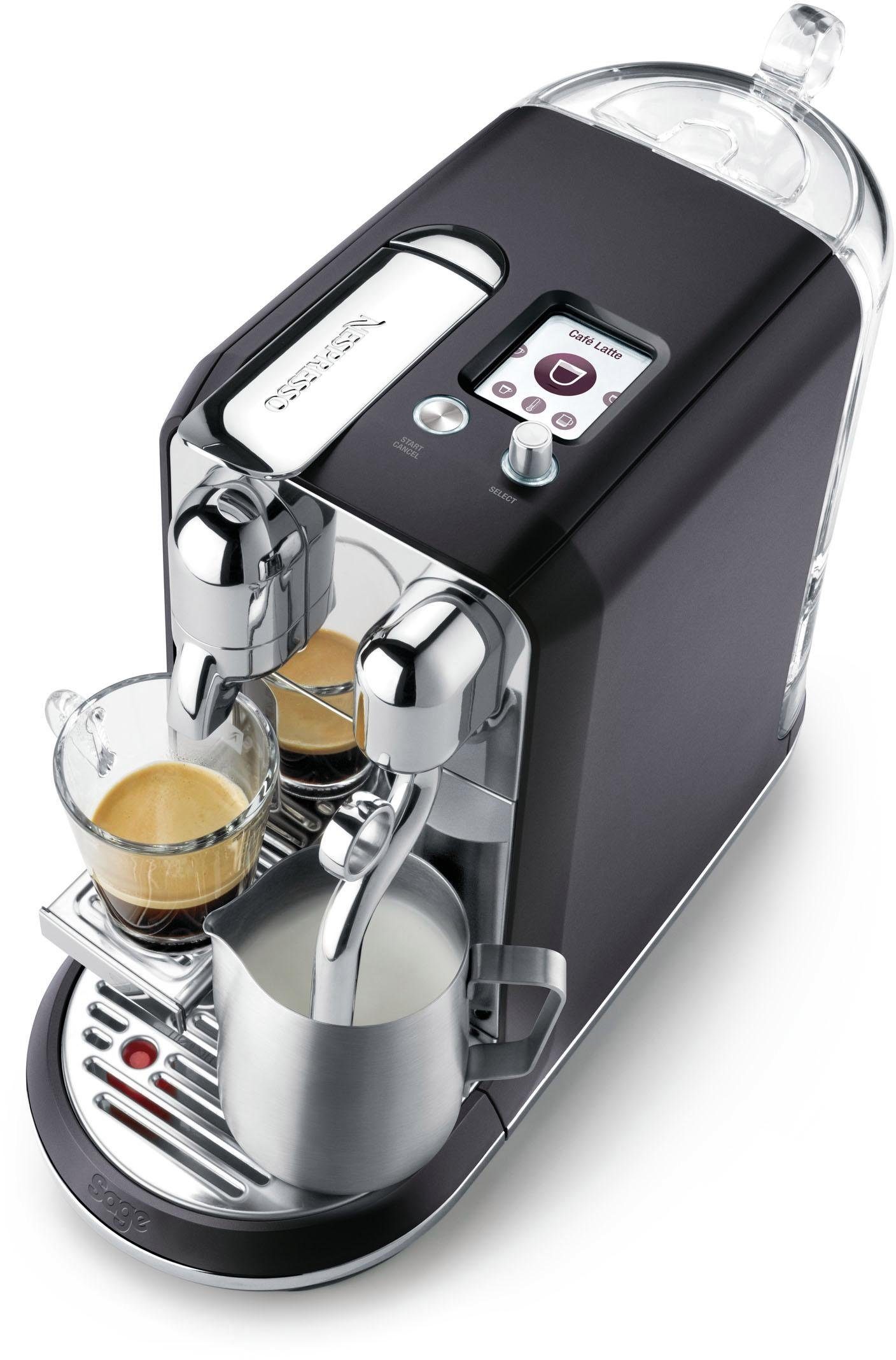 Nespresso Kapselmaschine CreatistaPlus SNE800BTR2EGE1 mit  Edelstahlkännchen, inkl. Willkommenspaket mit 14 Kapseln