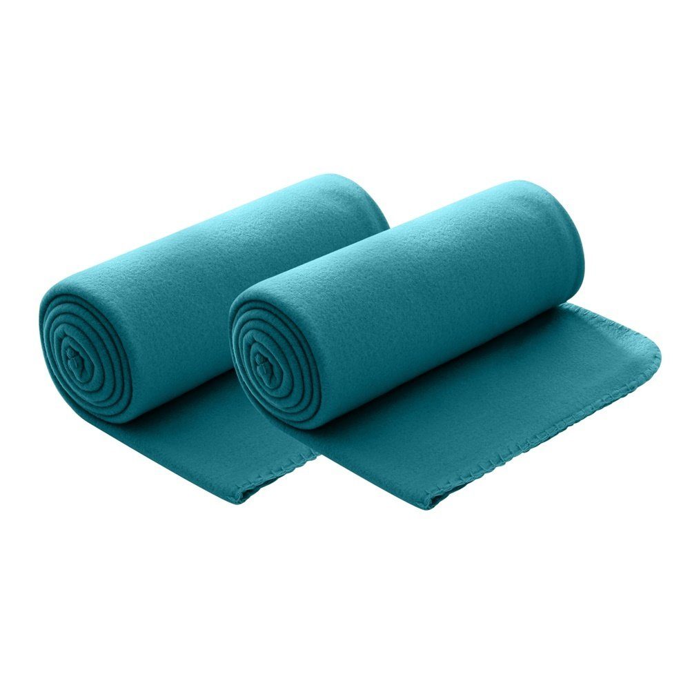 Wohndecke Polar-Fleece, wometo, OEKO-TEX®, 2 Fleecedecken günstig online kaufen