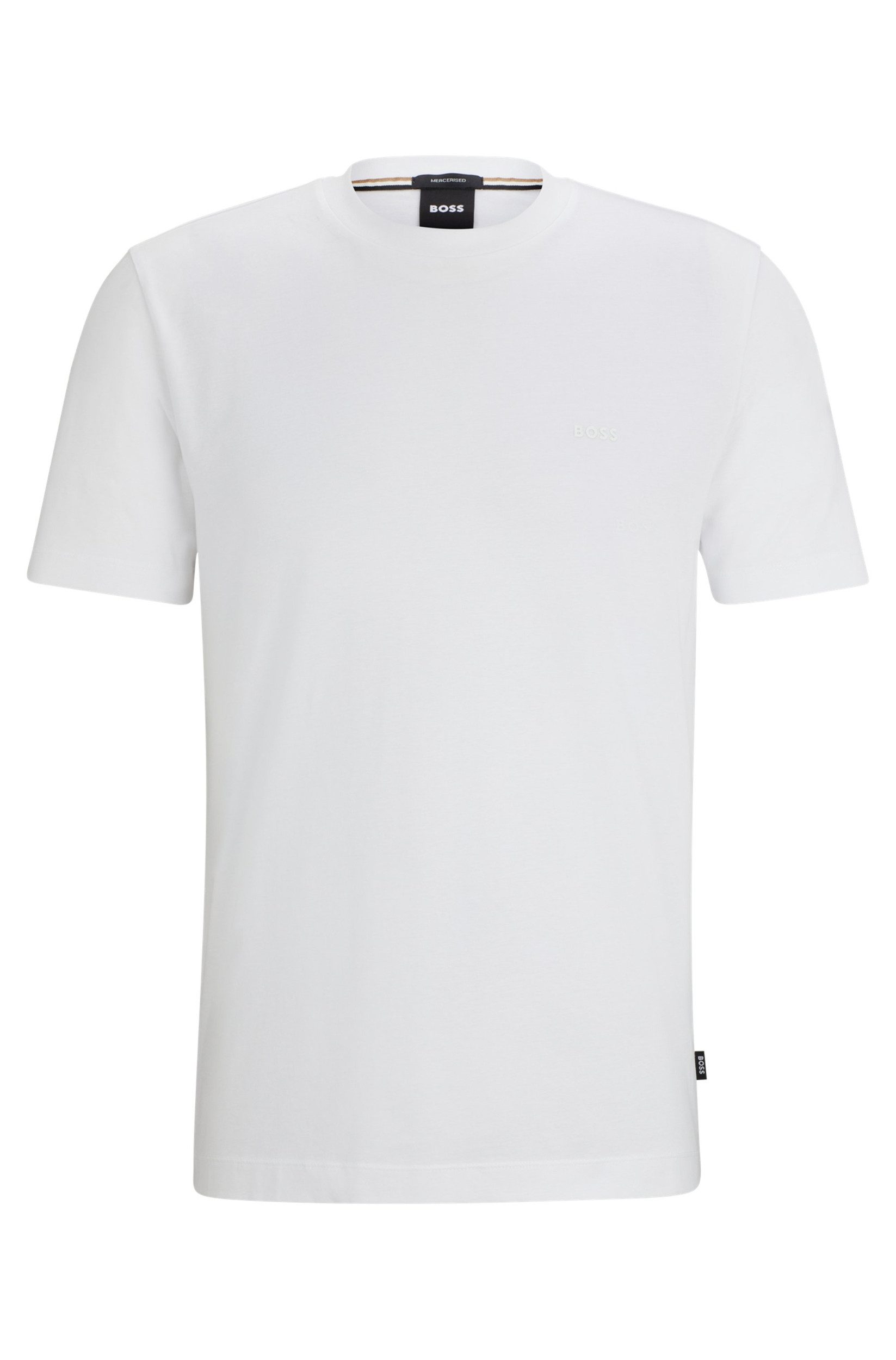 BOSS T-Shirt T-Shirt mit gummiertem Logo-Print günstig online kaufen