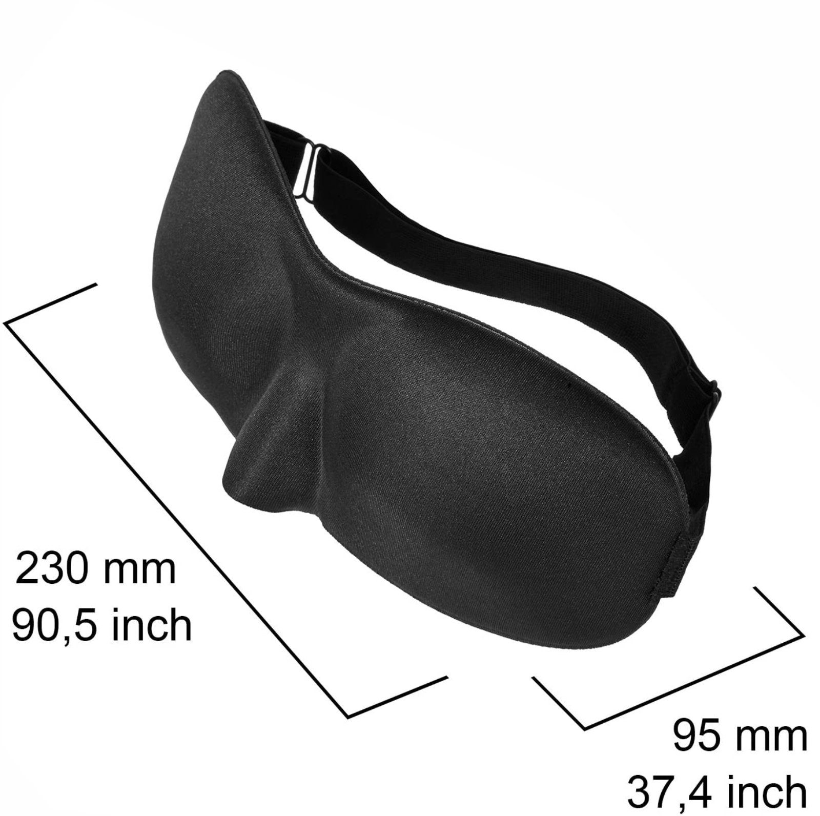 VALNEO Schlafmaske VALNEO Schlafmaske mit Gehörschutz, Ohrenstöpsel und Tasche