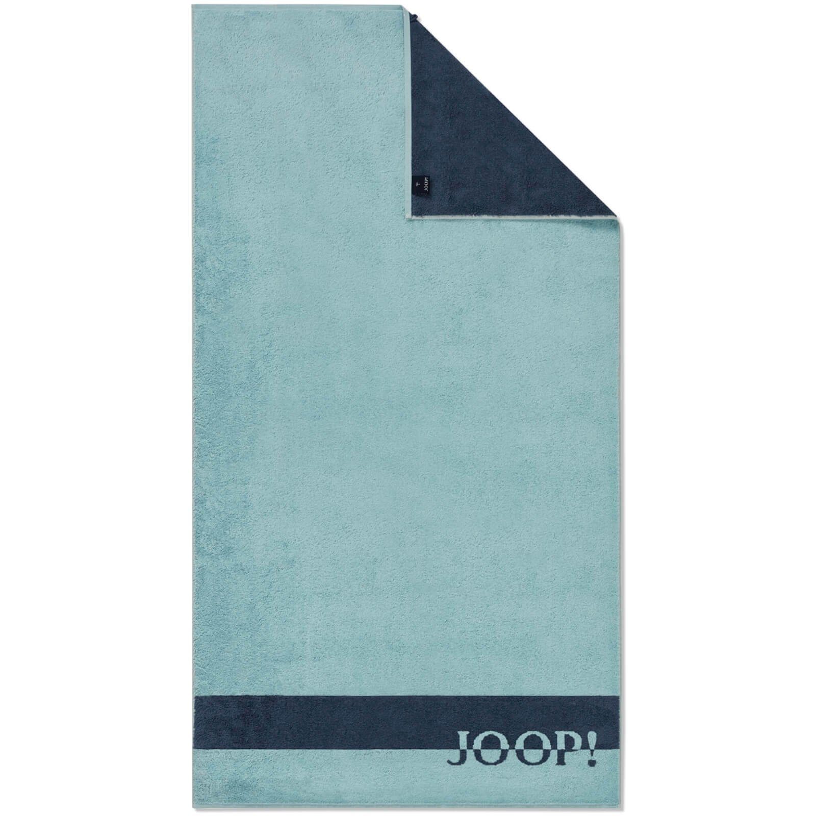 Joop! 11, Seiflappen Flauschig Blau Stripe 1687 (1-St), Walkfrottier Aqua Handtuch Querstreifen, Shades
